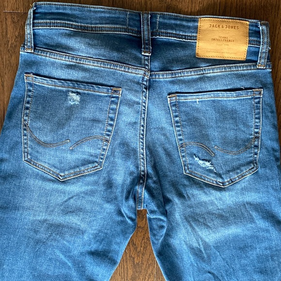 NWOT Jack & Jones Glenn Icon Super-Stretch Slim-Fit Jeans - Picture 6 of 6